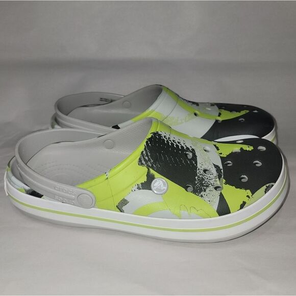 Crocs Crocband OmbreBlock Rubber Slip-on Clog Shoes Men's Size 11 - Picture 14 of 15